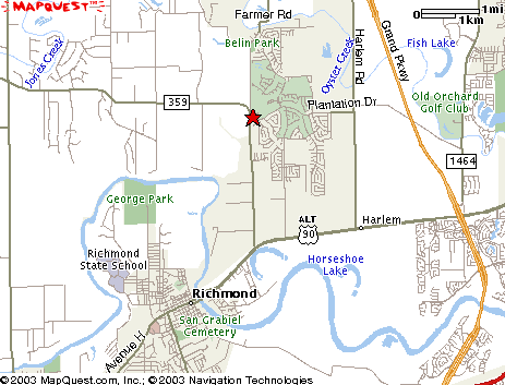 Pecan Grove Plantation Country Club Location Map